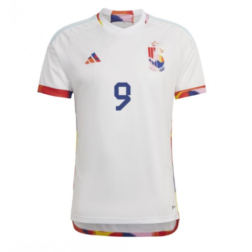 Belgia Romelu Lukaku #9 Bortedrakt VM 2022 Kortermet Belgia Romelu Lukaku #9 Bortedrakt VM 2022 Kortermet